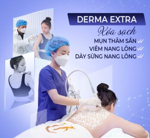 Công nghệ Derma Extra là giải pháp khắc phục viêm nang lông lưng hiệu quả nhất